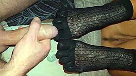 i'm fingering deep with five fingers in socks ugh