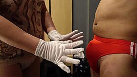 Slap That Erect Cock Over Tight Bloomers S-Mistress Thrills!