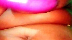 asian babe fucks herself with brinjal in horny homemade pov😍