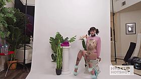 bts slutty brunette fuck doll begs bryan gozzling pounding