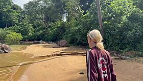 i never meant for beach handjob to become full outdoor cumshot with my wife