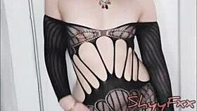 shyyfxx heats up in slutty stockings dances juicy pussy then masturbates wildly