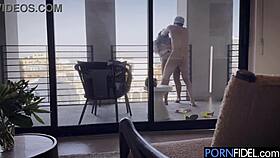 Classic milf Lexi Victoria rides cock in outdoor lingerie frenzy.