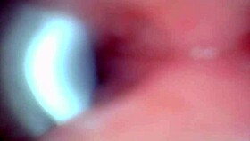 endoscope views huge cock cumshot explosion deep inside