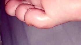 mmm love licking my girl's soft sexy soles and toes