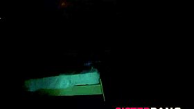 POV teen gets bent over fucked hard then swallows huge cum mouthful!
