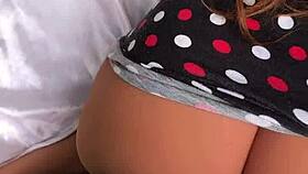 naughty guy cums deep in tight pussy with sheer sex toy