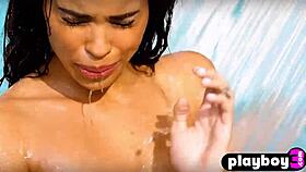 Briana Ashley Exposes Huge Natural Ebony Tits