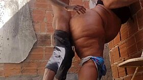 Sexy Chubby BBW Latina Assfucked Hard at Construction Site!