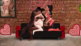 Sims 4 Pregnant MILF Kate Ina Chunga Share Monster Cocks