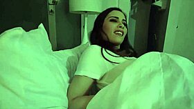 i share bed cash fuck with hot panty massage babe