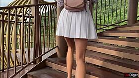 pulling out my dick on crowded bus, stranger hands me to cum explosion