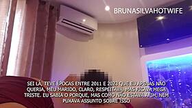 Husband Exposes Brazilian Milf's Fake Tits Boldly