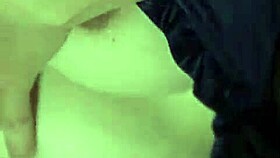 Indonesian chindo babe's huge ass bent over for oiled creampie pounding in miniskirt