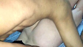 Couple invites single guy for bareback anal while hubby films deepthroat action