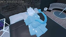 I Became a Fierce Blue Demon in Roblox