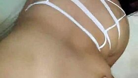 colombian wife gets rough doggystyle pounding from massive black cock