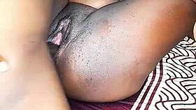 yo this ebony babe gets pounded doggystyle no rubber
