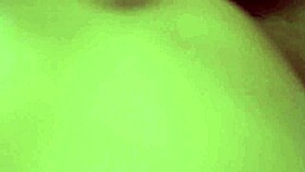 Indonesian chindo babe's huge ass bent over for oiled creampie pounding in miniskirt