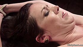 you tied up choking on knees whipped ass in lezdom slave submission?