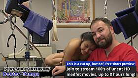 Dr Tampa turns Raya Nguyen into bound sex slave with deepthroat creampie 😈🏥