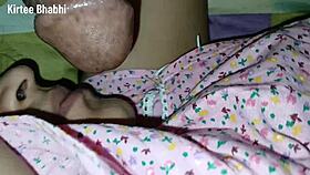 sharing a bed leads to rough gaping pussy ride
