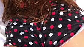 naughty guy cums deep in tight pussy with sheer sex toy