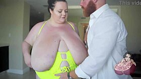Chubby BBW With Huge Tits Moans Bent Over Monster Cock Doggystyle