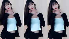 chinese cutie dances super speedy roller coaster style
