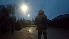outdoor tranny bdsm body play looks intense