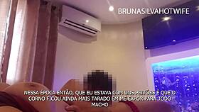 Husband Exposes Brazilian Milf's Fake Tits Boldly