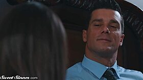 Big Tits Wife Teases Cuckold with Old Man's Monster Cock Sloppy!