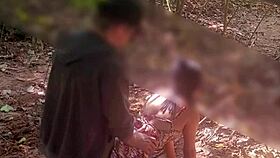 i watch my young wife stroke stranger's cock to orgasm on the trail humiliating me
