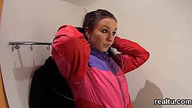 that hot czech babe gets lured at the mall then banged pov style all out