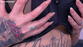 Why Resist? Tattoo Model Andy Adams Rides Brad Newman's Monster Cock Bareback