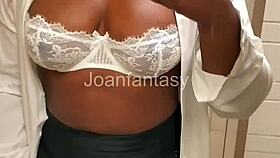 joanfantasy flashes pussy toys in bathroom masturbation fun 💦😜