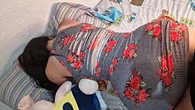 wild rough anal pounding my busty milf in short dresses alone at home