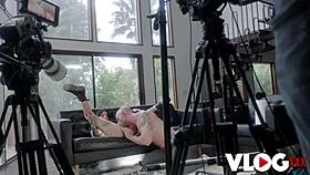 Tattooed Babe Lysagna Del Ray's Wild BTS Deepthroat Action!