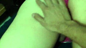 he delivers firm spanks to her cheeky round ass cheeks