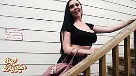 Neighbor stripper's new outfit RIPS off teasing me wild!