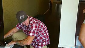 dirty flix cable guy BRUTAL deepthroat gagging teen sabrina banks with harsh spanking cumshot!