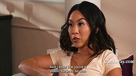 hey busty babe, ditch the boob blues—my tongue on your asian cunt will make you squirt dee williams kimmy kimm