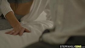 young stud ravages horny milf's massive tits in intense taboo pound