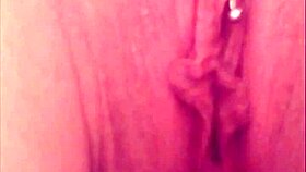 she spreads wide in the bathroom, teasing her hot pussy with dirty talk