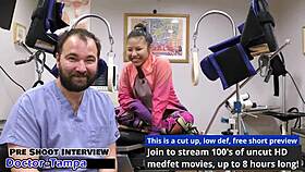 Dr Tampa turns Raya Nguyen into bound sex slave with deepthroat creampie 😈🏥