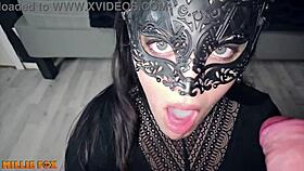 Edging milf millie fox swallows gigantic cum load