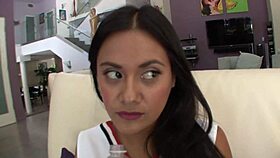18yo latina Selma Sins swallows jizz after monster cock fuck 💦