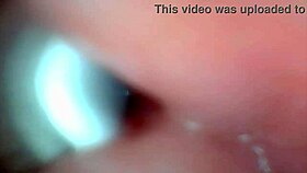 endoscope views huge cock cumshot explosion deep inside