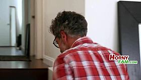 panty sniffer caught and turns to hardcore teen pussy pounding