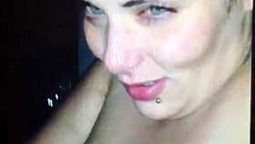tiffany sucks jonb's fat cock deep